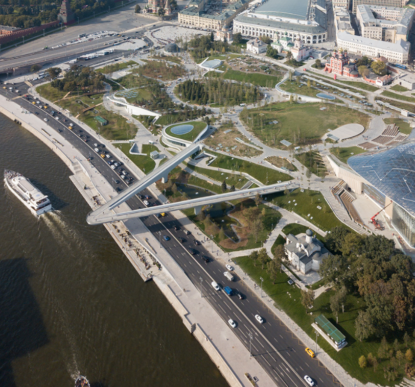 莫斯科扎里亞季耶公園景觀設計