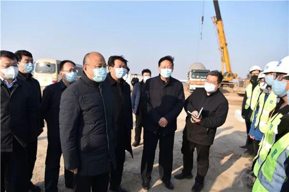 河北邯鄲市領導赴園博園施工一線調研慰問