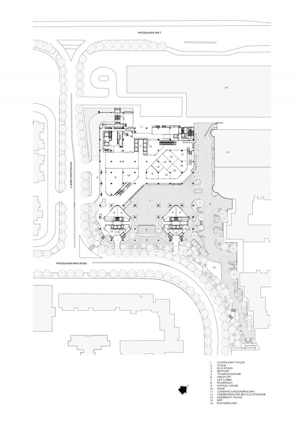 WOHA丨Kampung Admiralty社區綜合體