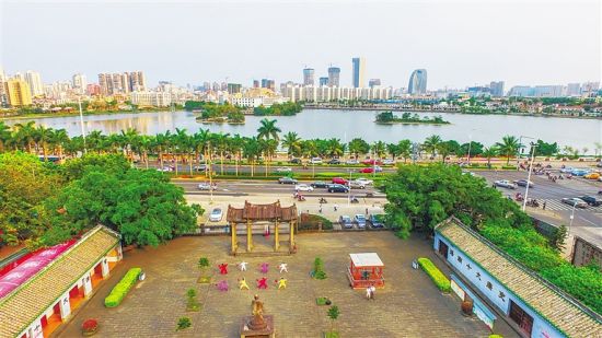 海口紅城湖改造經驗:從海宅塘到城市公園