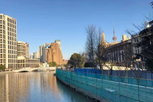上海蘇州河景觀提升工程復工 突出市民生活休閑功能