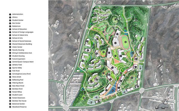 信陽學院南灣校區校園規劃