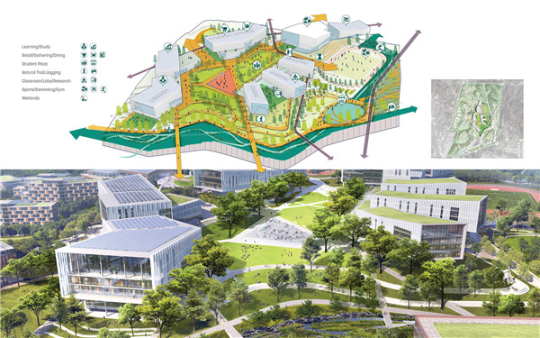信陽學院南灣校區校園規劃