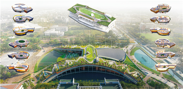 泰國國立法政大學(xué)城市屋頂農(nóng)場