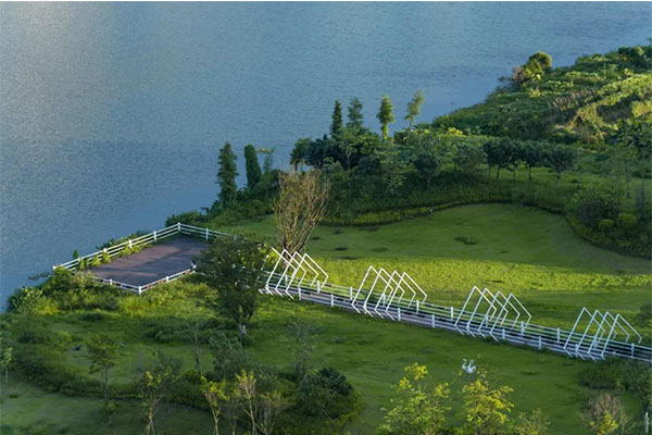 湖島立體花園居游記丨惠州奧園譽山湖