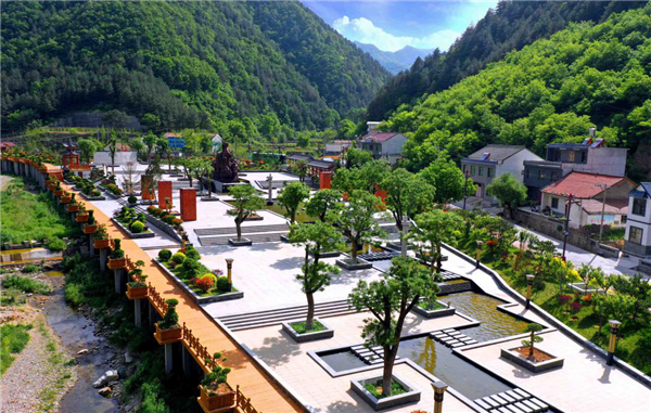 藍田縣葛牌鎮紅色小鎮景觀工程