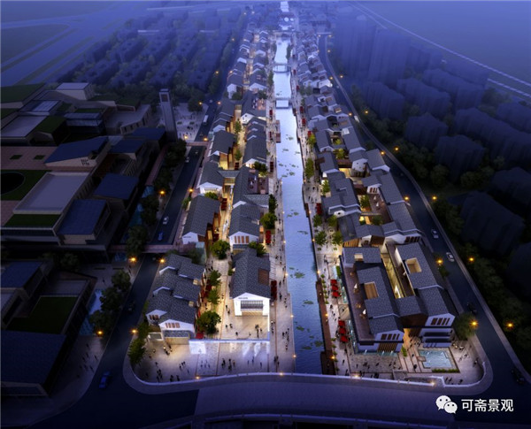 可齋景觀丨紹興市迎恩門風情水街景觀設計