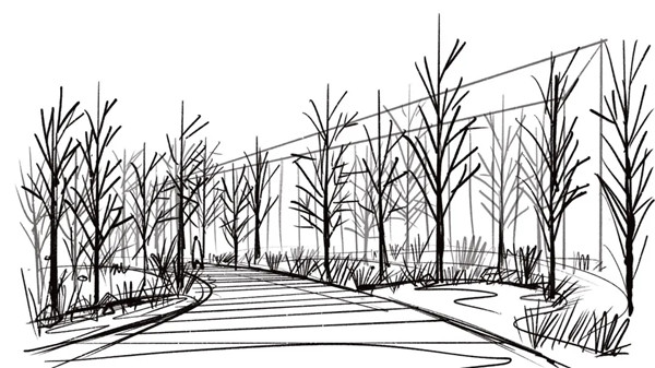 墨刻景觀|綠地長沙麓湖郡體驗區