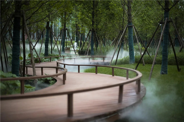 墨刻景觀|綠地長沙麓湖郡體驗區