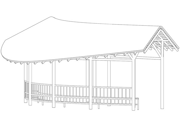 未相景觀丨竹之即興——涉趣廊
