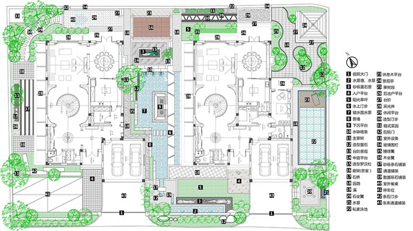 湖北宜昌·皇鉑御府-臨江瀾院庭院景觀設計