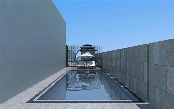 湖北宜昌·皇鉑御府-臨江瀾院庭院