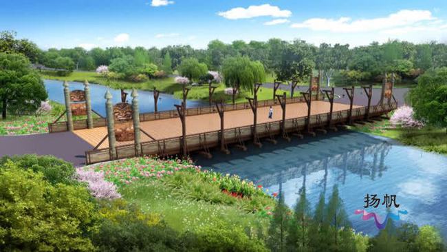 揚(yáng)州世園會(huì)建設(shè)取得新進(jìn)展 11座景觀橋梁主體完工