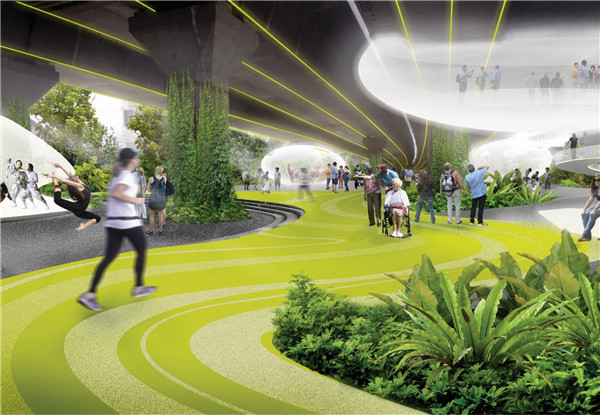 城市景觀的基礎設施打造療愈性城市