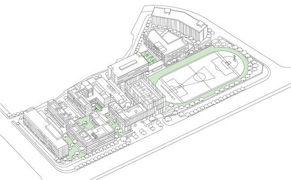 “游園社區型”校園——佛山梅沙雙語學校