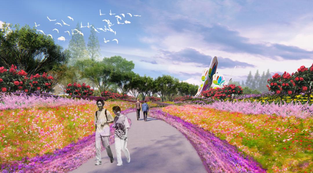 花博會建設進入沖刺階段，園區效果圖搶先看