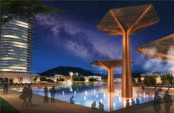 順景園林丨蒼南綠能小鎮綠緣湖景觀設計