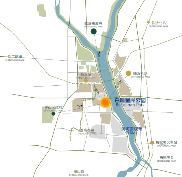 雅藍(lán)圖景觀丨白鷺金岸中央公園