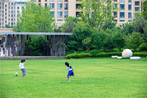 雅藍(lán)圖景觀丨白鷺金岸中央公園
