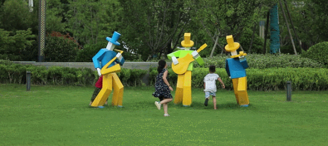 雅藍(lán)圖景觀丨白鷺金岸中央公園