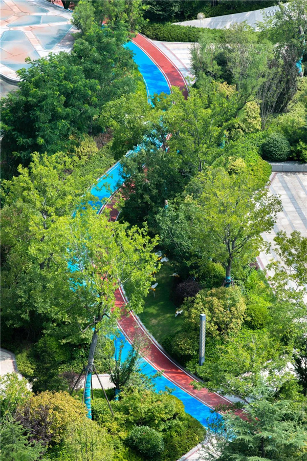 雅藍(lán)圖景觀丨白鷺金岸中央公園