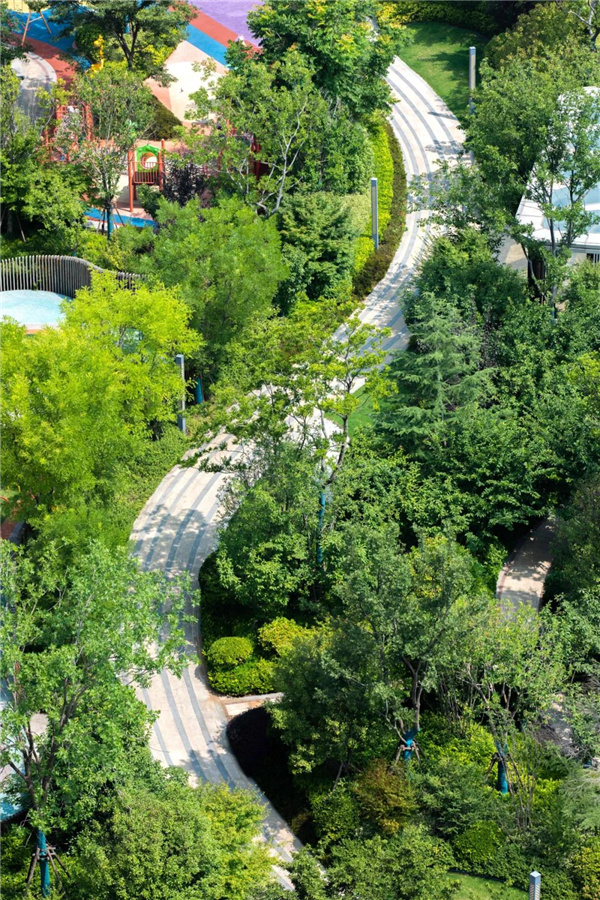 雅藍(lán)圖景觀丨白鷺金岸中央公園