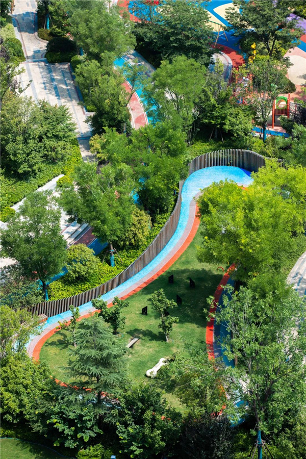 雅藍(lán)圖景觀丨白鷺金岸中央公園