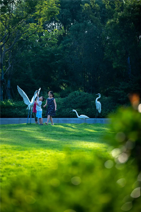 雅藍(lán)圖景觀丨白鷺金岸中央公園