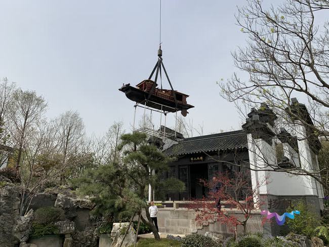 紅船“駛?cè)搿奔闻d園 揚州世園會彰顯紅色元素