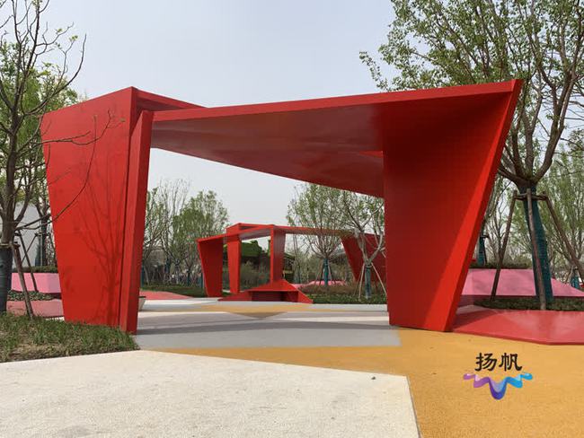 紅船“駛?cè)搿奔闻d園 揚州世園會彰顯紅色元素