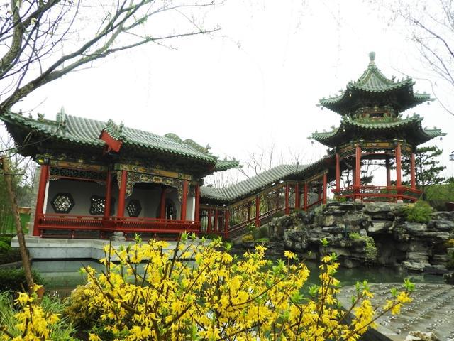 揚(yáng)州世園會(huì)64座室外展館展園各具特色