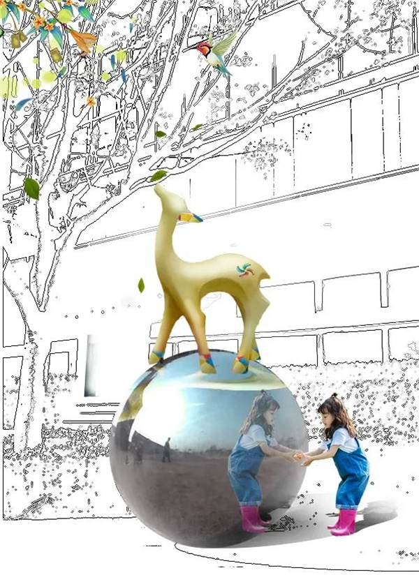 可齋景觀丨富陽·鹿山時代廣場