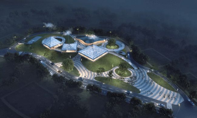 徐州園博園一云落雨國(guó)際館：理性思維下的浪漫