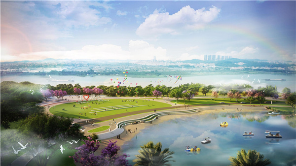 廣東江門市潮連島潮頭中央公園