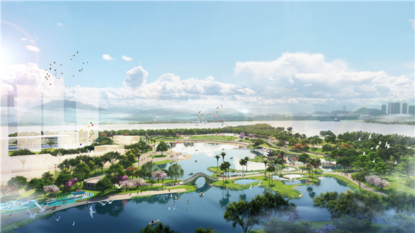 廣東江門市潮連島潮頭中央公園