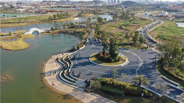 廣東江門市潮連島潮頭中央公園