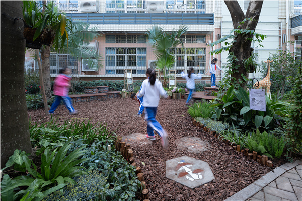 GND杰地景觀丨后海小學未來花園