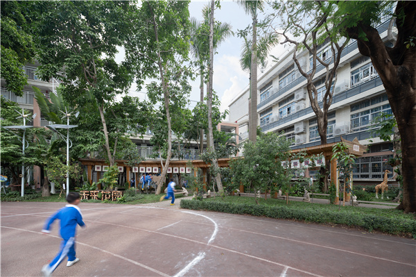 GND杰地景觀丨后海小學未來花園