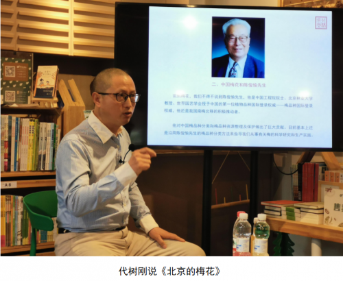 代樹剛:“南梅北移”讓京城百姓看得見梅花