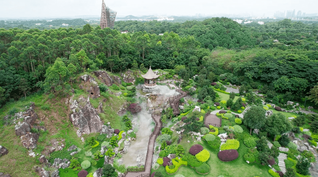 南寧：昔日廢棄采石場 如今變美麗園林