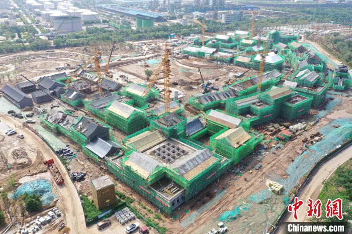 河北省第六屆園博會園博園項目進入攻堅階段