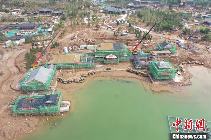 河北省第六屆園博會園博園項目進入攻堅階段