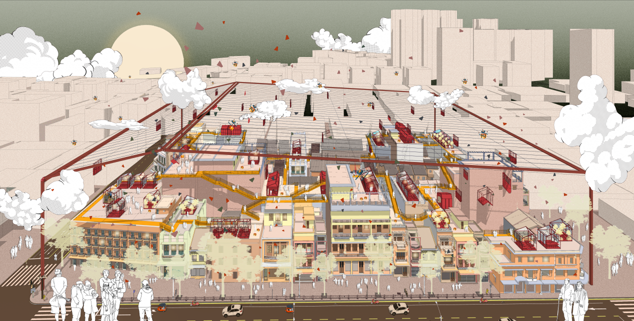 第十三屆園冶杯一等獎作品|浮丘——后疫情時代下的插入城市系統(tǒng)