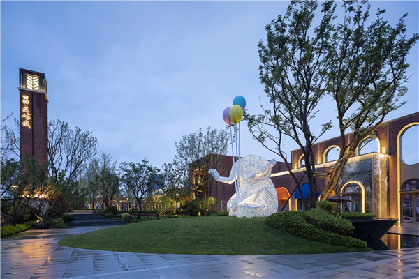 嘉祥花嶼城項目示范區(qū)景觀綠化工程