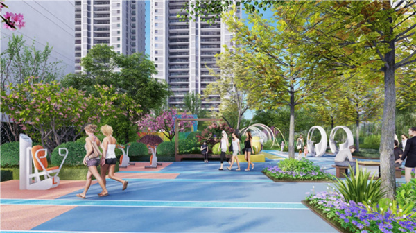 長春國際影都14# 地塊展示區景觀