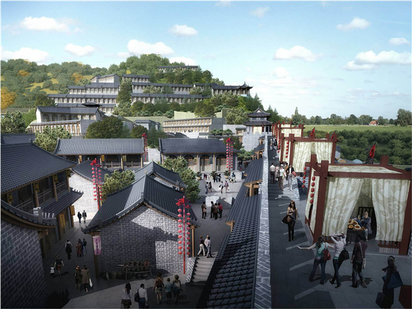 陜西“蟠龍古鎮”旅游規劃設計