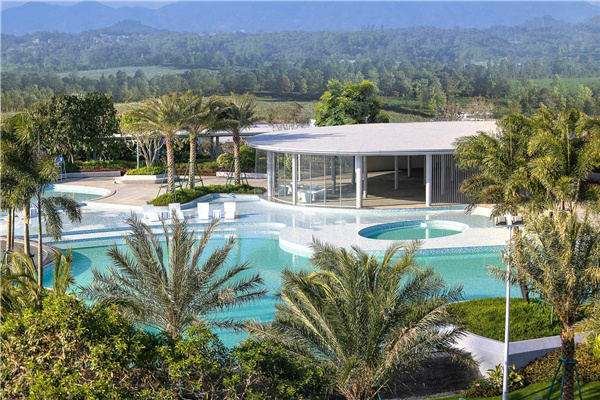 海南龍嶺清水灣IN+直播小鎮項目園林景觀設計