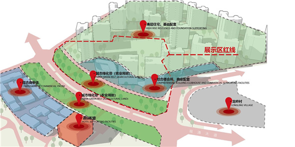 海南龍嶺清水灣IN+直播小鎮項目園林景觀設計