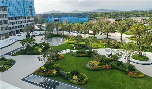 海南龍嶺清水灣IN+直播小鎮項目園林景觀設計