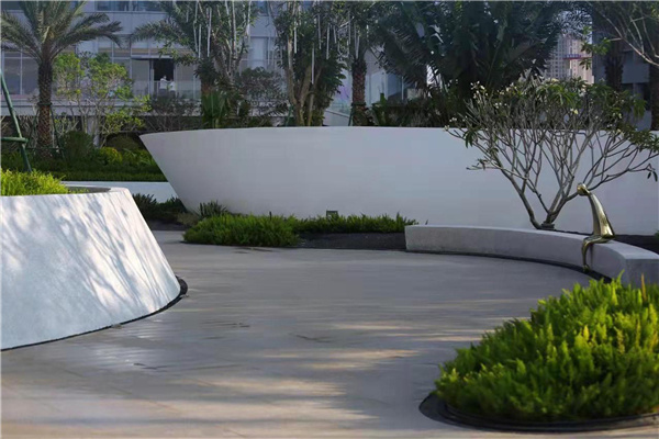 海南龍嶺清水灣IN+直播小鎮項目園林景觀設計